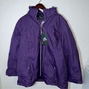 NWT Purple ZeroXposure All Weather Insulated Jacket for Women